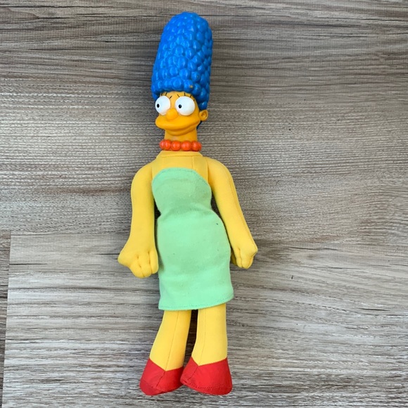 Vintage Marge Simpson Doll 1990 Matt Groening Cartoon character The Simpsons toy - Picture 2 of 7